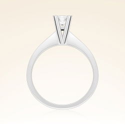 D Renk 0,30 Karat HRD Sertifikalı Tektaş Pırlanta Yüzük - 3