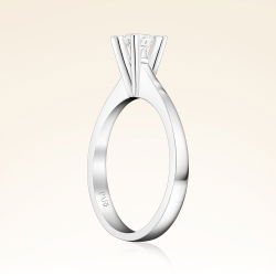 D Renk 0,30 Karat HRD Sertifikalı Tektaş Pırlanta Yüzük - 2