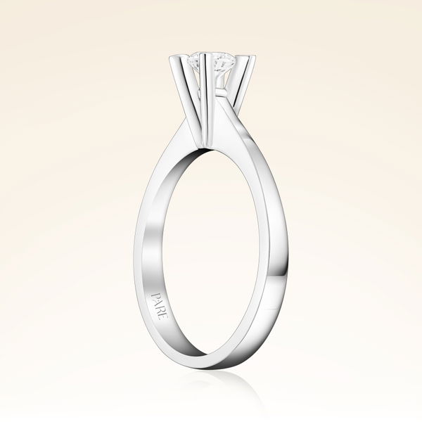 D Renk 0,30 Karat HRD Sertifikalı Tektaş Pırlanta Yüzük - Pare Pırlanta