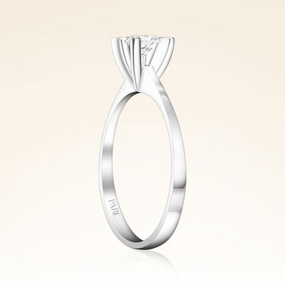 G Renk 0,30 Karat HRD Sertifikalı Tektaş Pırlanta Yüzük - Pare Pırlanta