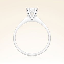 G Renk 0,30 Karat HRD Sertifikalı Tektaş Pırlanta Yüzük - 3