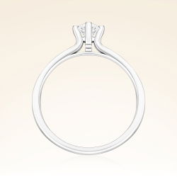 G Renk 0,30 Karat HRD Sertifikalı Tektaş Pırlanta Yüzük - 3