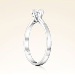 G Renk 0,30 Karat HRD Sertifikalı Tektaş Pırlanta Yüzük - 2