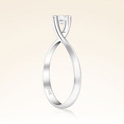 G Renk 0,30 Karat HRD Sertifikalı Tektaş Pırlanta Yüzük - 2