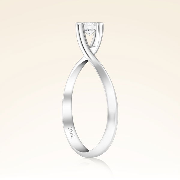 G Renk 0,30 Karat HRD Sertifikalı Tektaş Pırlanta Yüzük - Pare Pırlanta