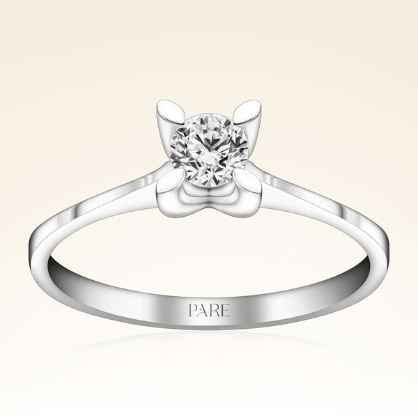 G Renk 0,30 Karat HRD Sertifikalı Tektaş Pırlanta Yüzük - Pare Pırlanta