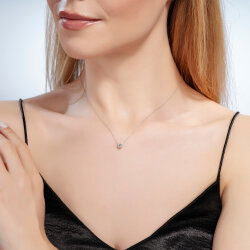 0,30 Karat Pırlanta Tektaş Kolye - 2