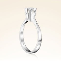 G Renk 0,30 Karat HRD Sertifikalı Tektaş Pırlanta Yüzük - 2