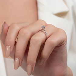 0,30 Karat Tektaş Pırlanta Yüzük - PR00329 - 6
