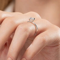 0,30 Karat Tektaş Pırlanta Yüzük - PR01359-H40 - 7