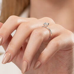 0,30 Karat Tektaş Pırlanta Yüzük - PR01359-H40 - 6