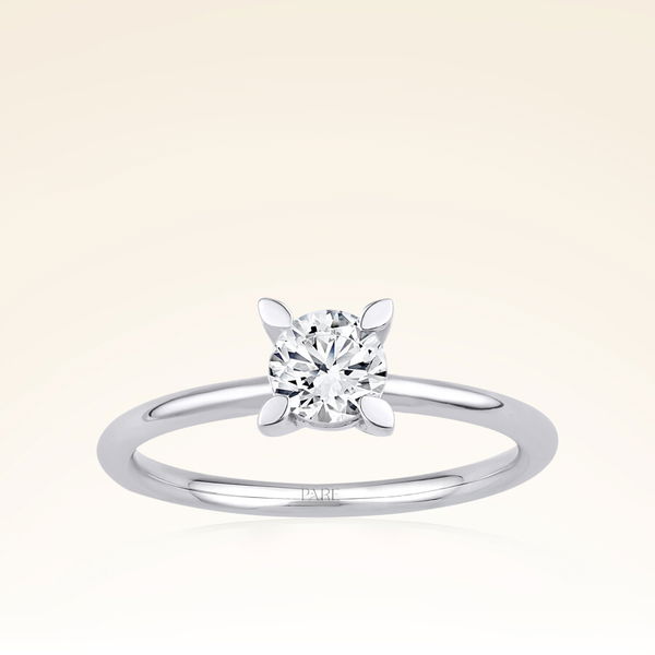 G Renk 0,30 Karat HRD Sertifikalı Tektaş Pırlanta Yüzük - Pare Pırlanta