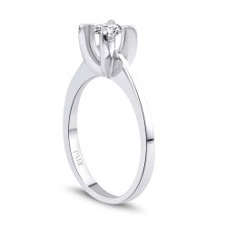 0,30 Karat Tektaş Pırlanta Yüzük - PR01370-H40 - 2