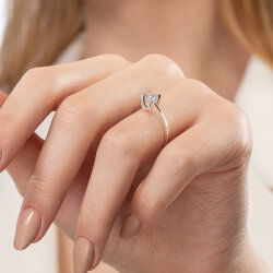 0,30 Karat Tektaş Pırlanta Yüzük - PR01370-H40 - 7