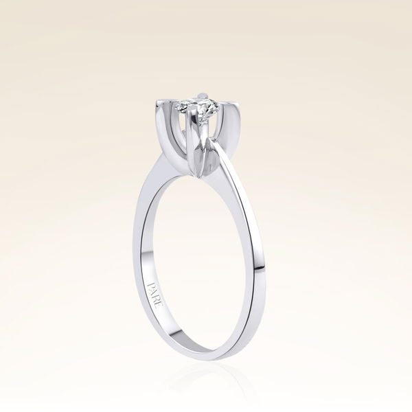 G Renk 0,30 Karat HRD Sertifikalı Tektaş Pırlanta Yüzük - Pare Pırlanta