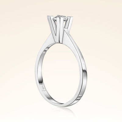 G Renk 0,30 Karat HRD Sertifikalı Tektaş Pırlanta Yüzük - Pare Pırlanta