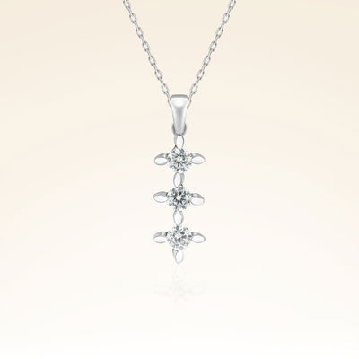 0,30 Karat Tria Pırlanta Kolye - Pare Pırlanta