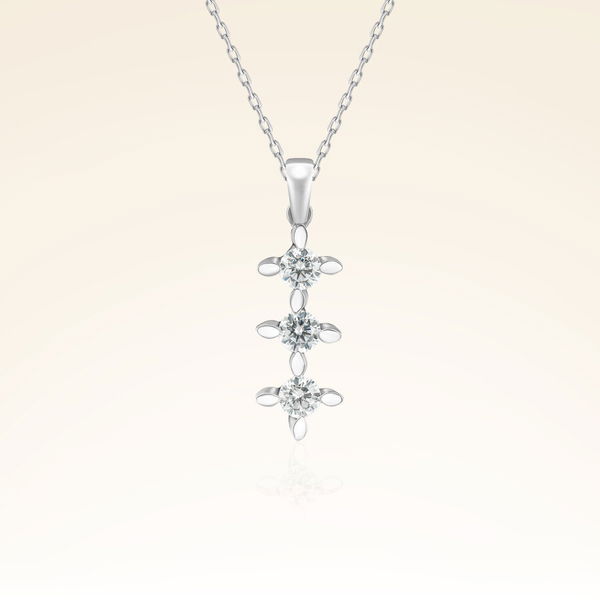 0,30 Karat Tria Pırlanta Kolye - Pare Pırlanta