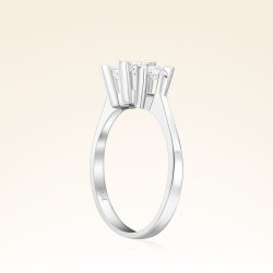 0,30 Karat Tria Pırlanta Yüzük - 2