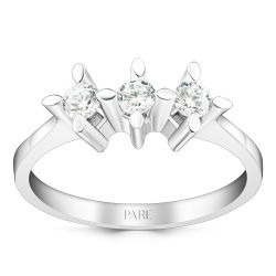 0,30 Karat Tria Pırlanta Yüzük - PR00591 - 1