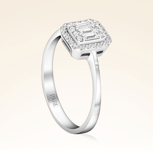 0,31 Karat Baget Pırlanta Yüzük - Pare Pırlanta