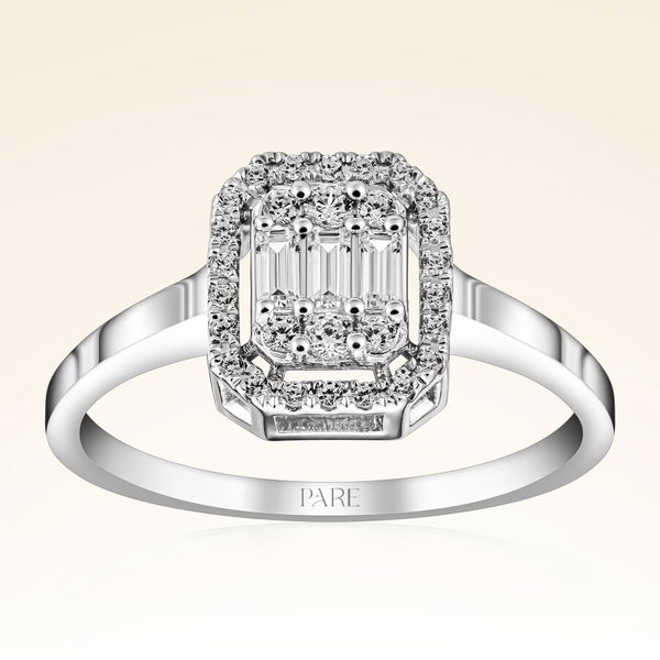 0,31 Karat Baget Pırlanta Yüzük - Pare Pırlanta