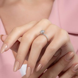 0,31 Karat Coronet Pırlanta Yüzük - 5