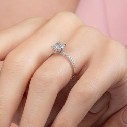 0,31 Karat Coronet Pırlanta Yüzük - 6