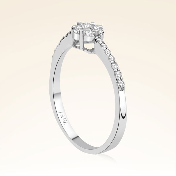 0,32 Karat Fantezi Pırlanta Yüzük - Pare Pırlanta