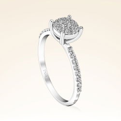 0,32 Karat Fantezi Pırlanta Yüzük - 2