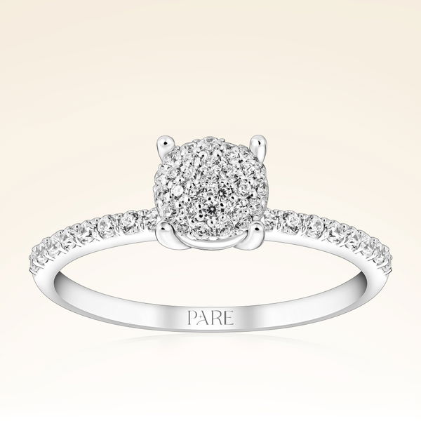 0,32 Karat Fantezi Pırlanta Yüzük - Pare Pırlanta