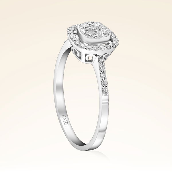 0,32 Karat Pırlanta Tasarım Yüzük - Pare Pırlanta