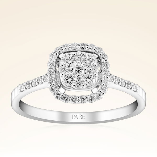 0,32 Karat Pırlanta Tasarım Yüzük - Pare Pırlanta