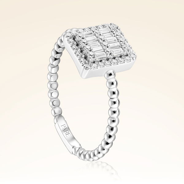 0,33 Karat Baget Pırlanta Yüzük - Pare Pırlanta