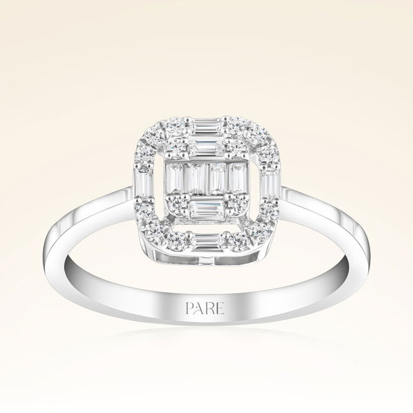 0,33 Karat Baget Pırlanta Yüzük - Pare Pırlanta