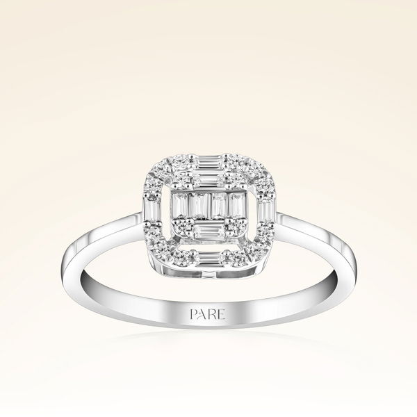 0,33 Karat Baget Pırlanta Yüzük - Pare Pırlanta