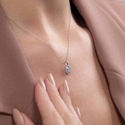 0,33 Karat Fantezi Pırlanta Kolye - PR00545 - 3