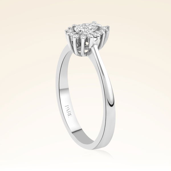 0,33 Karat Fantezi Pırlanta Yüzük - Pare Pırlanta