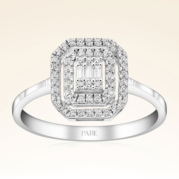 0,33 Karat Baget Pırlanta Yüzük - Pare Pırlanta