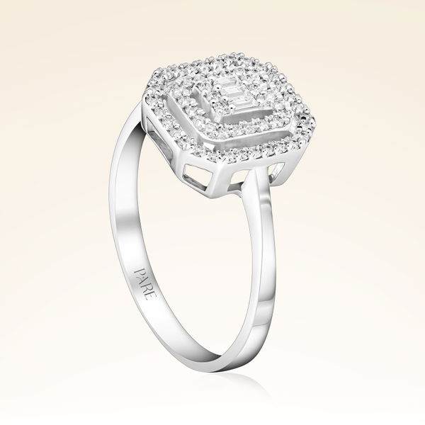 0,33 Karat Baget Pırlanta Yüzük - Pare Pırlanta