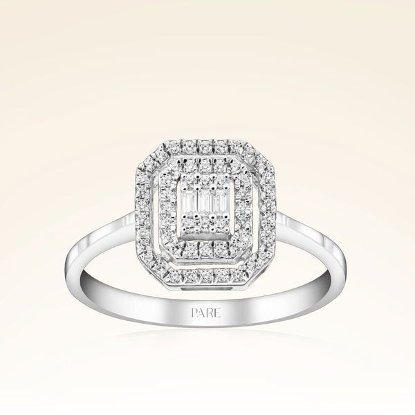 0,33 Karat Baget Pırlanta Yüzük - Pare Pırlanta