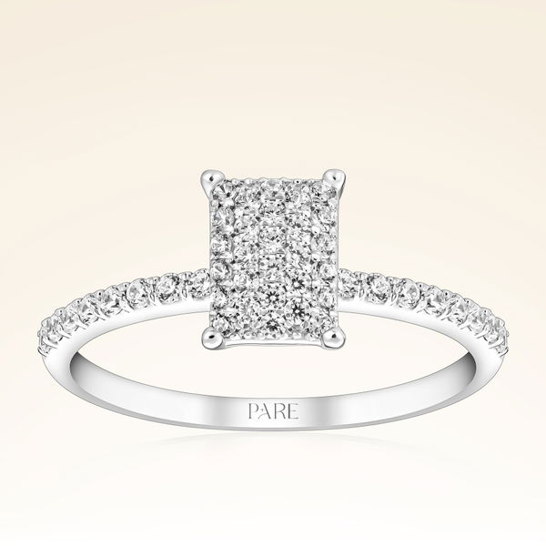 0,33 Karat Fantezi Pırlanta Yüzük - Pare Pırlanta