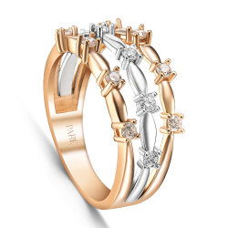 0,33 Karat Pırlantalı Fantezi Yüzük - PR01802 - 2