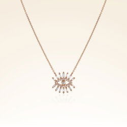 0,33 Karat Pırlantalı Göz Trend Kolye - 1