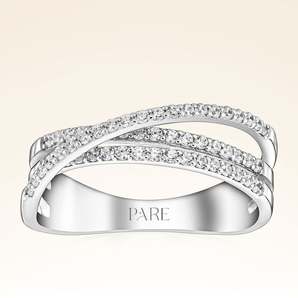 0,33 Karat Pırlanta Taşlı Trend Yüzük - Pare Pırlanta