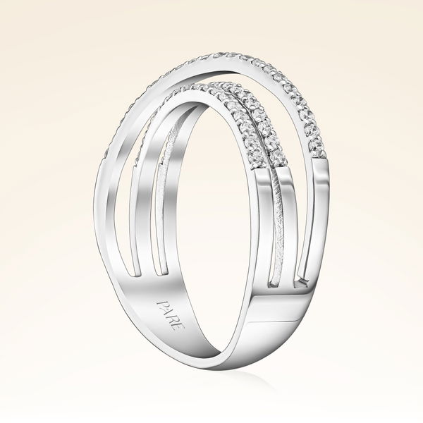 0,33 Karat Pırlanta Taşlı Trend Yüzük - Pare Pırlanta