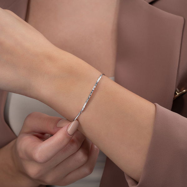 0,35 Karat Baget Pırlanta Bileklik - Pare Pırlanta