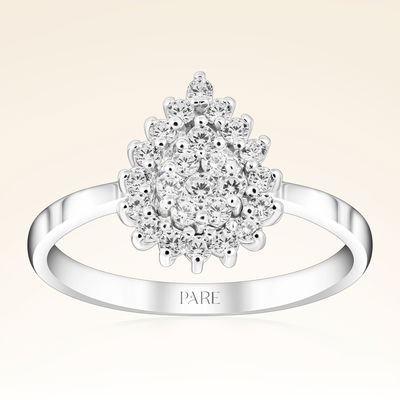 0,35 Karat Fantezi Pırlanta Yüzük - Pare Pırlanta