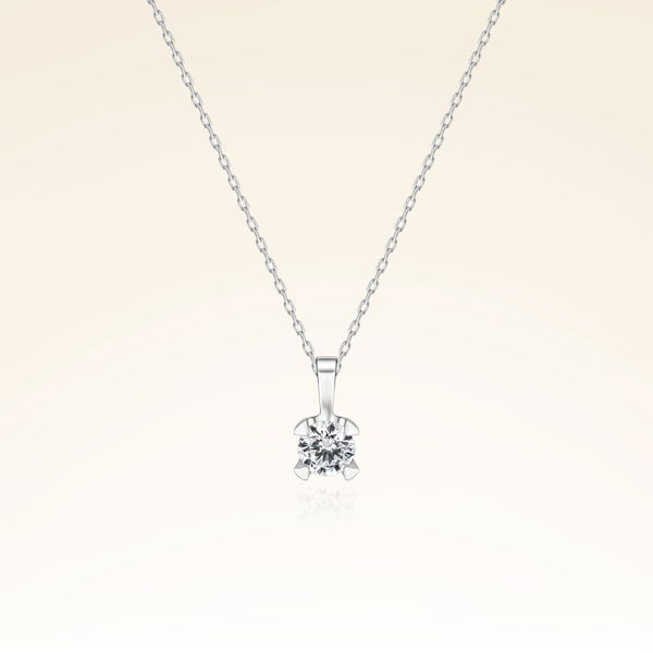 0,35 Karat Tektaş Pırlanta Kolye - Pare Pırlanta