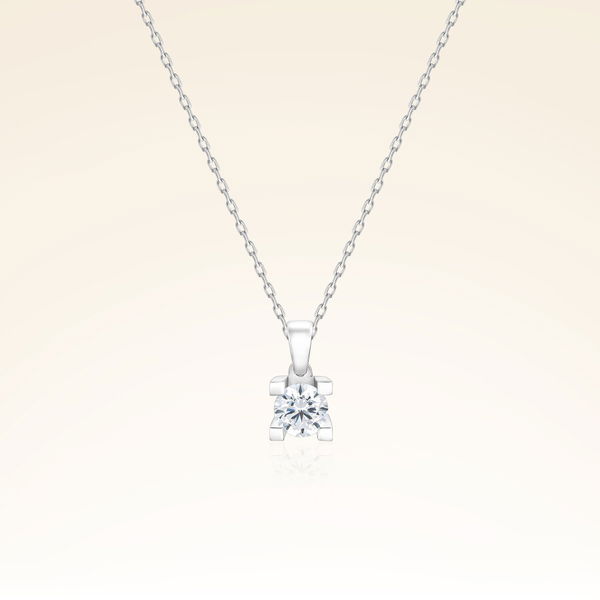 0,35 Karat Tektaş Pırlanta Kolye - Pare Pırlanta